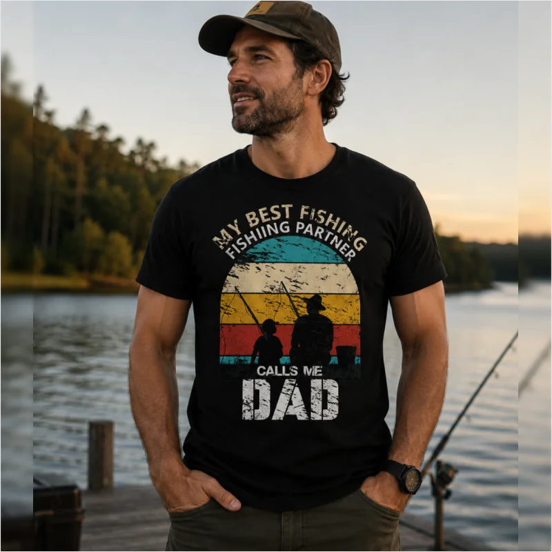 T-shirt - Father's Day -  My Best Fishng - Calls me DAD