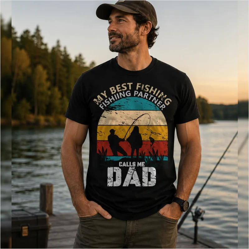 T-shirt - Father's Day - DAD My Best Fishng